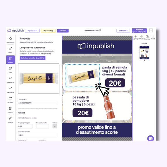 Trasforma i tuoi prodotti da statici ad interattivi