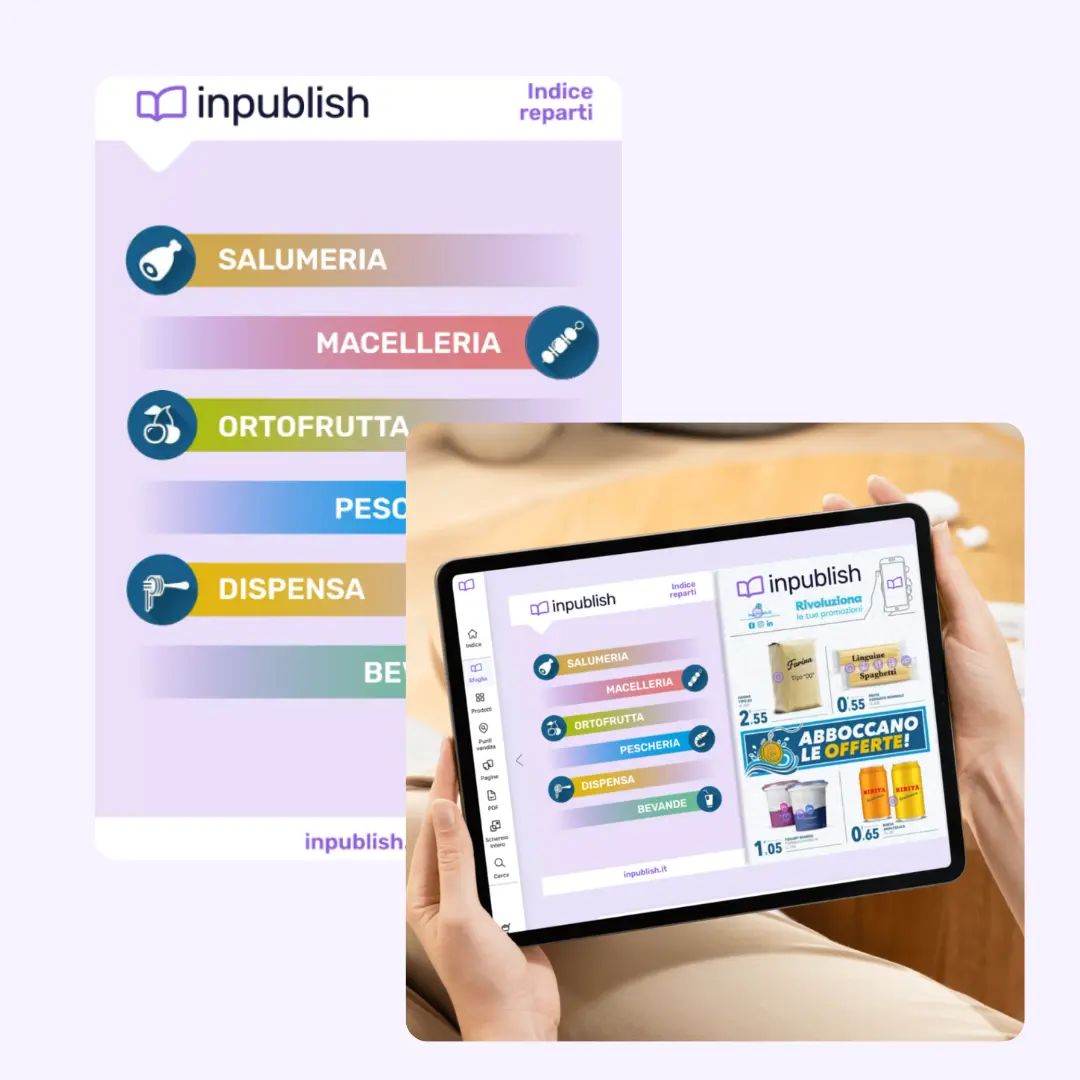 Navigazione facile e intuitiva con l'indice