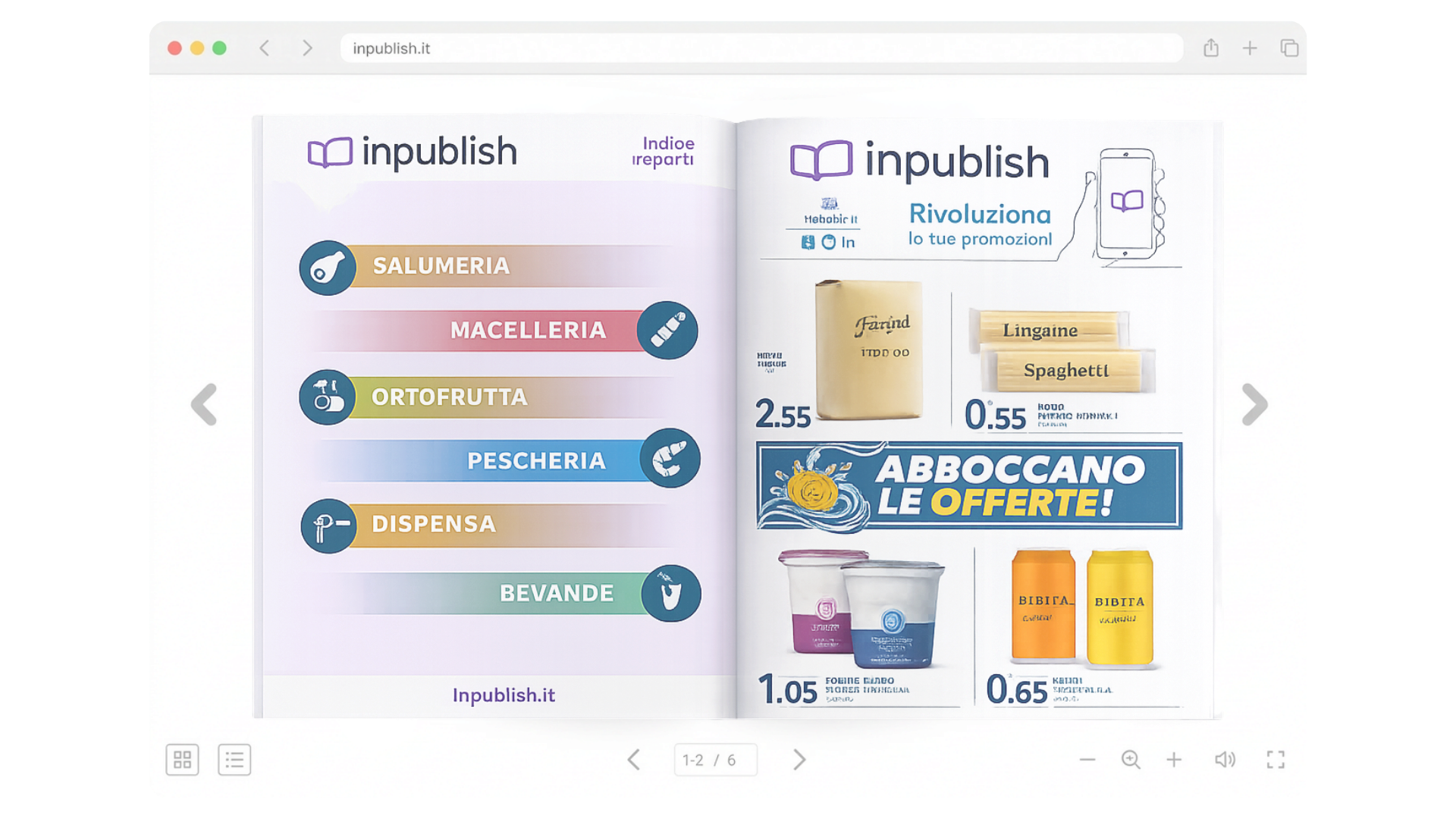 inpublish digital flyer preview